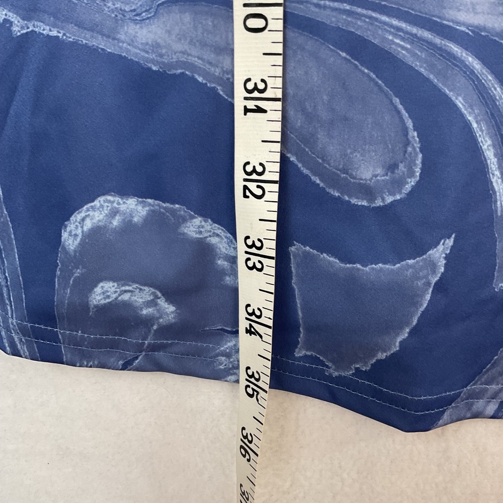 Columbia PFG Freezer III Dress Blue Marble Floral Swirl Sleeveless Small Womens - Picture 4 of 14